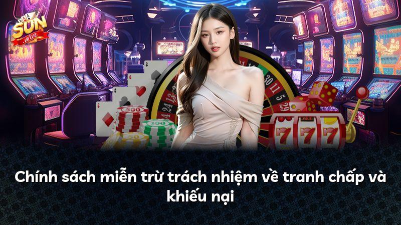 Chính sách miễn trừ trách nhiệm về tranh chấp và khiếu nại