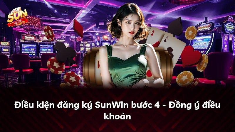 Điều kiện đăng ký SunWin bước 4 - Đồng ý điều khoản