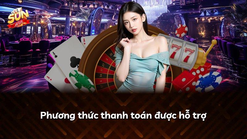 Phương thức thanh toán được hỗ trợ
